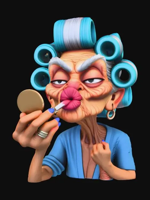 3D model for Glamorous Granny