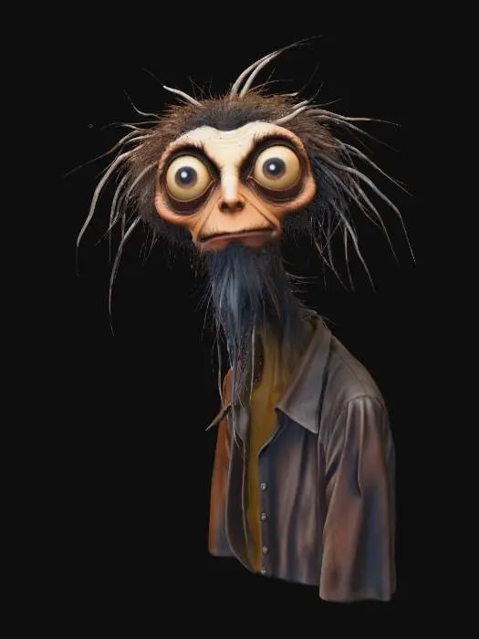 3D model for Whiskered Gaze