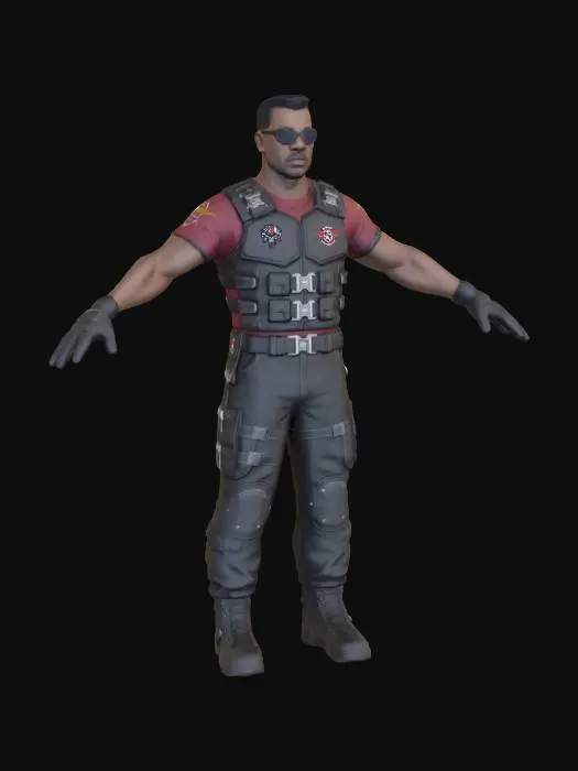 3D model for Blade Warrior