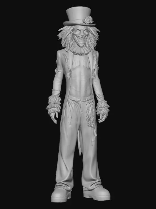3D model for Sinister Circus Clown