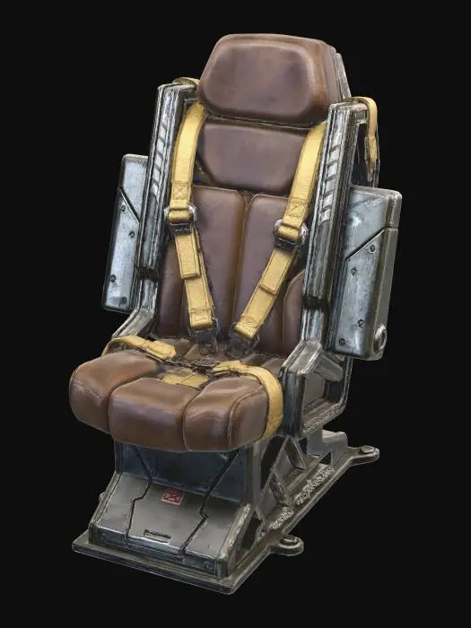 3D model for pilot seat