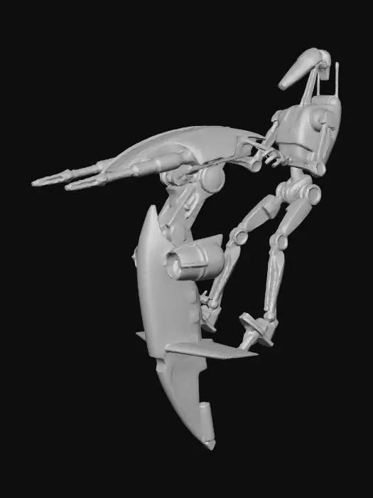 3D model for droid transport