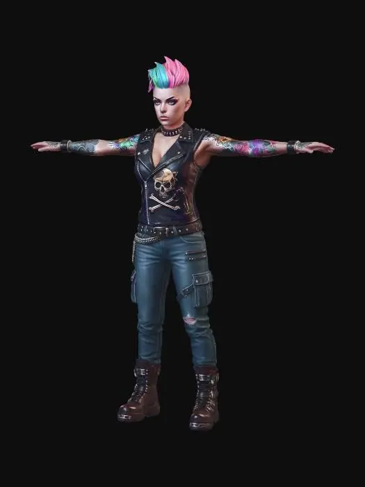 3D model for Rainbow Rebel