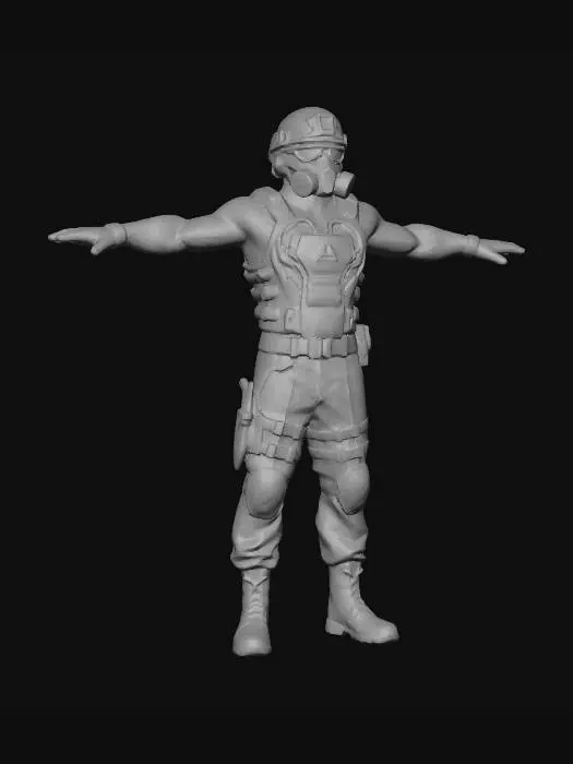 3D model for Armored Sentinel