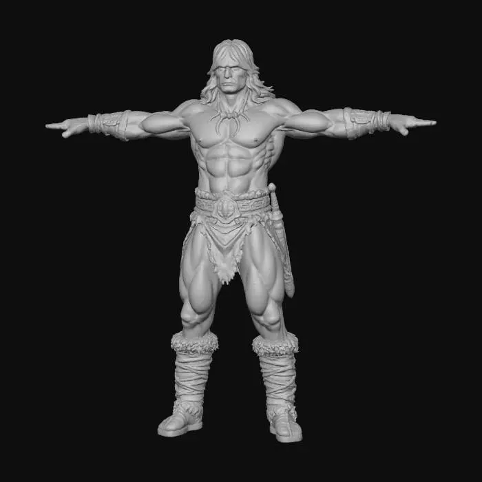 3D model for Warrior Pose