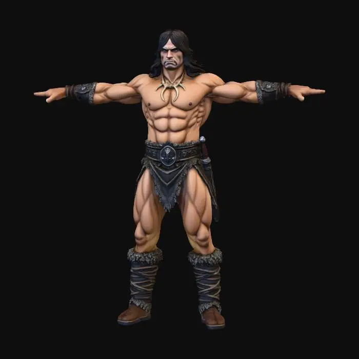 3D model for Warrior Pose