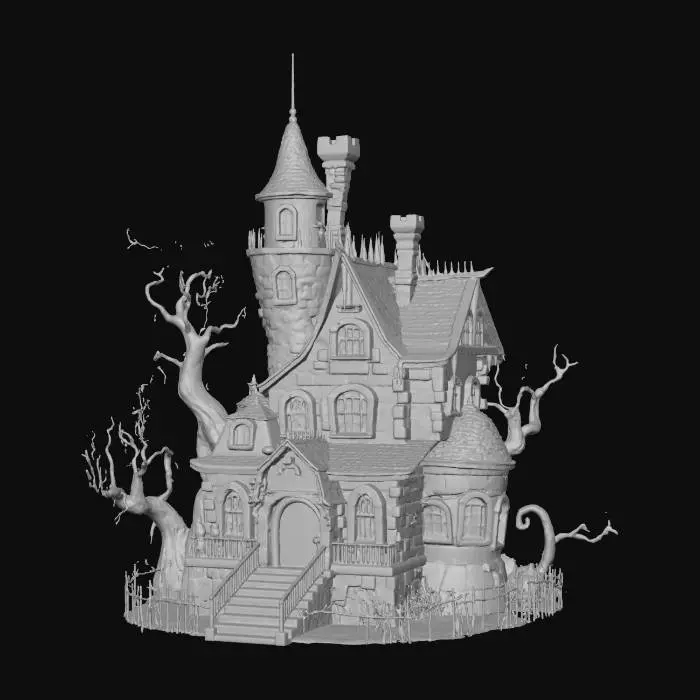 3D model for Haunted Manor