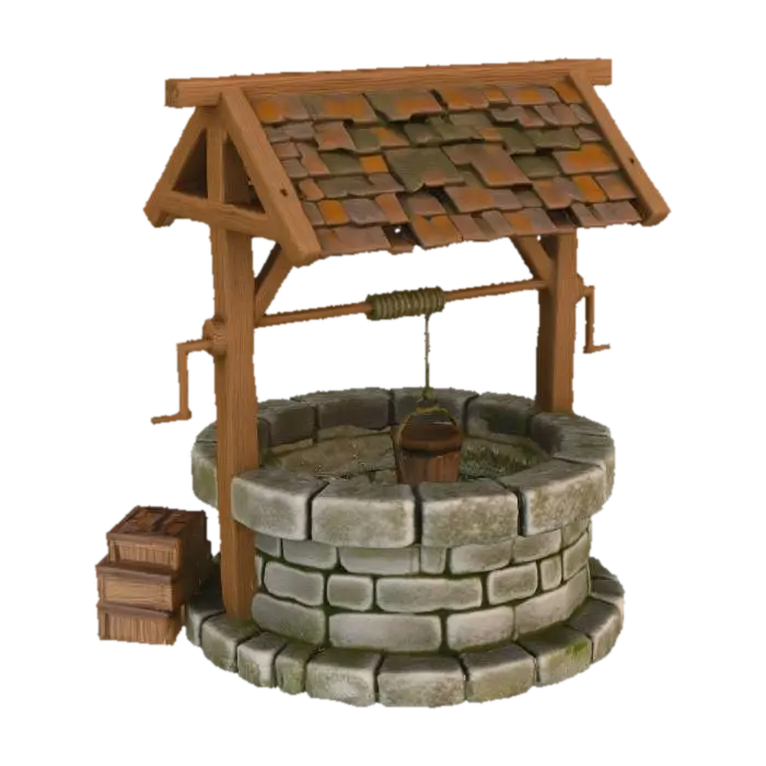 Water Well by Xefero — made with Meshy AI 3D generator, free FBX OBJ GLB STL download