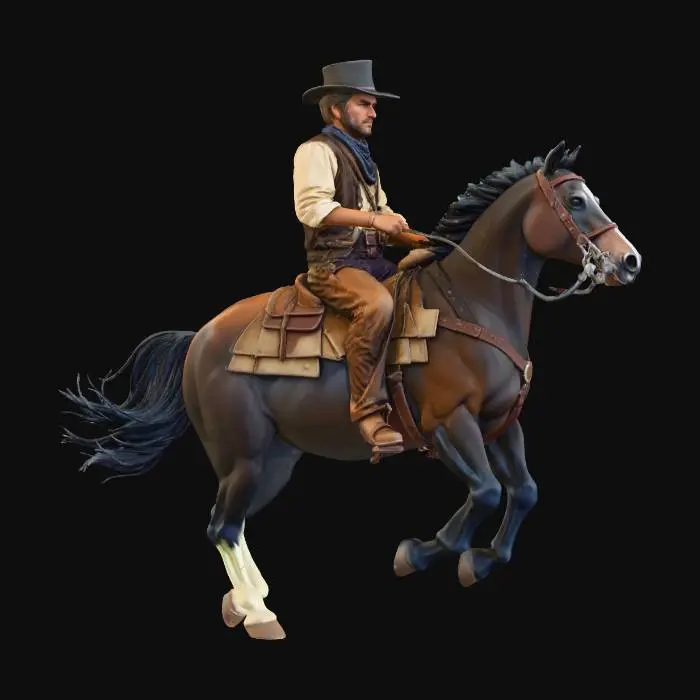 3D model for Gallant Rider