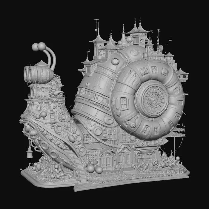 3D model for Snail Manor