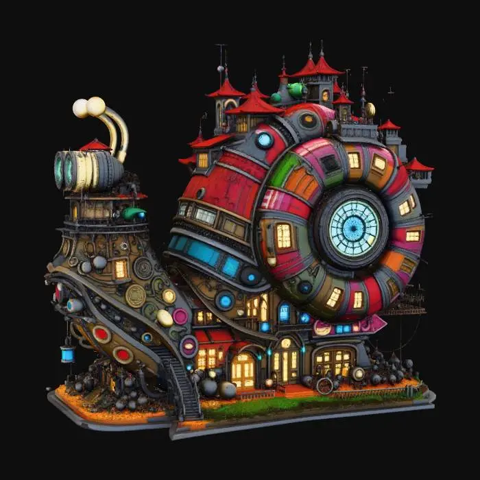 3D model for Snail Manor