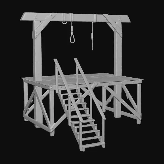 3D model for Gallows Structure