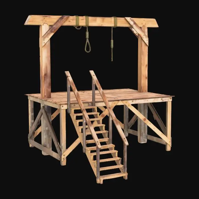 3D model for Gallows Structure