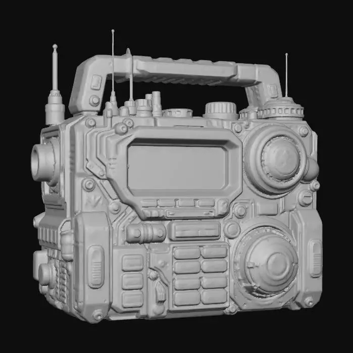 3D model for military radio