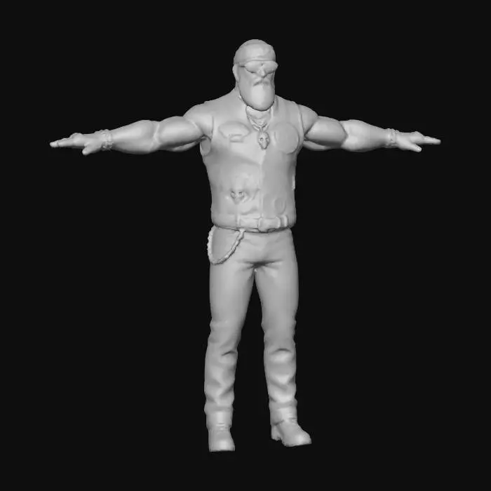 3D model for biker band