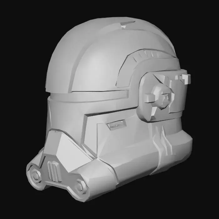 3D model for Battle-Worn Space Helmet
