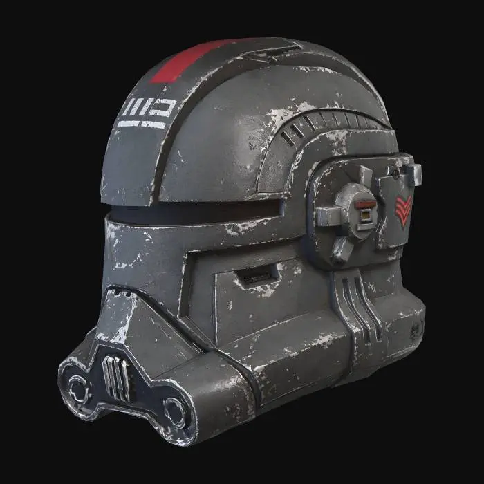 3D model for Battle-Worn Space Helmet
