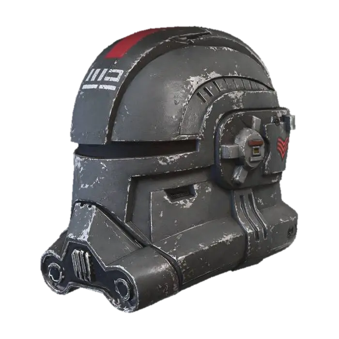 Battle-Worn Space Helmet - Visor 3D model, vytvořený pomocí AI