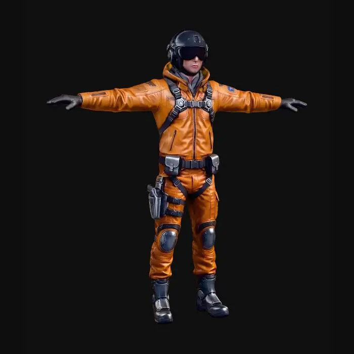 3D model for T-Pose Pilot