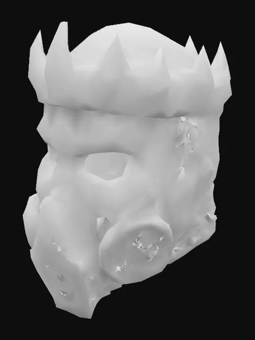 3D model for Crowned Gas Mask Mystery