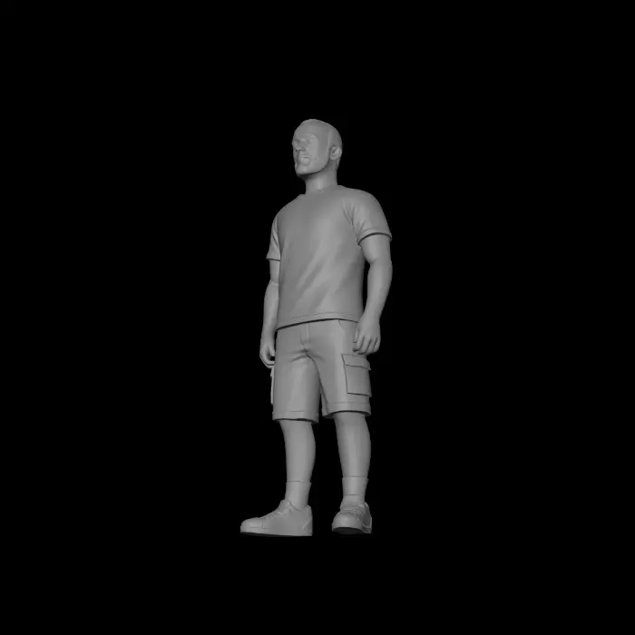 3D model for Casual Pixel Man