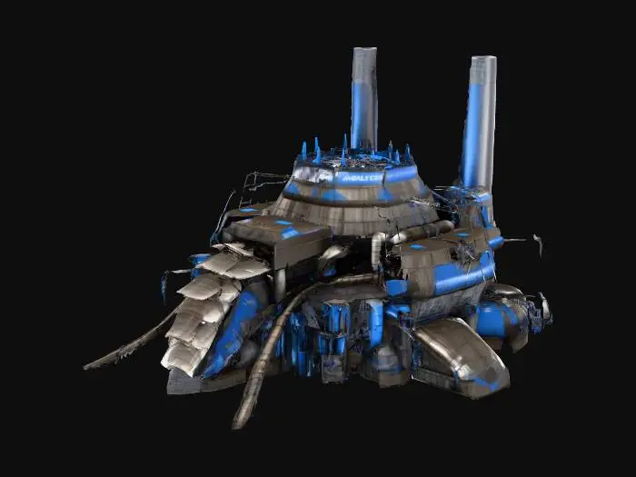 3D model for Futuristic Mining Facility Design