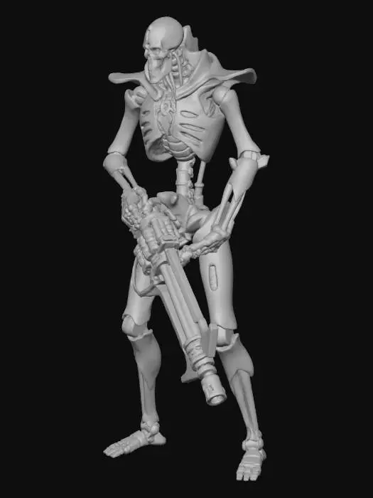 3D model for Necron Warrior