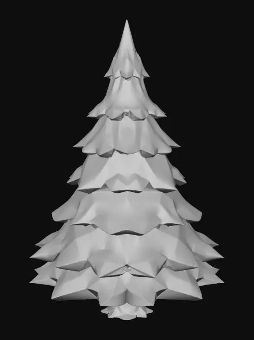 3D model for Polygonal Evergreen