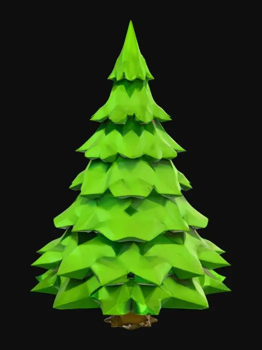 3D model for Polygonal Evergreen