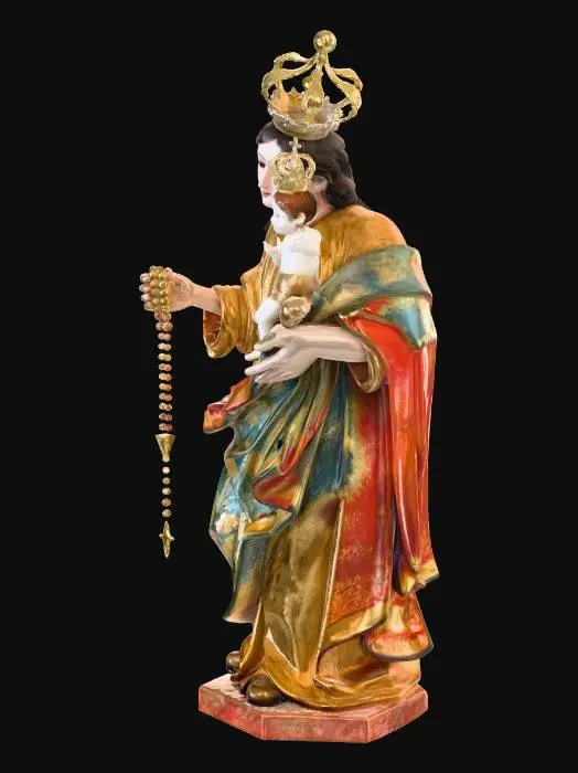 3D model for Madonna and Child Statue