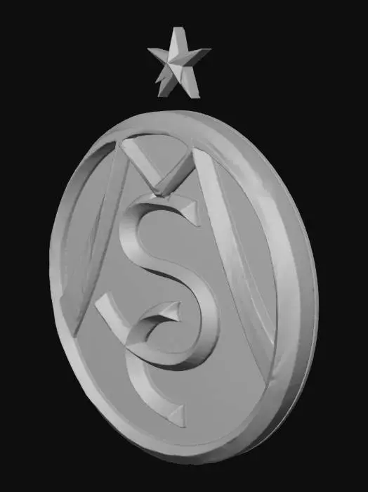 3D model for Golden Star Emblem