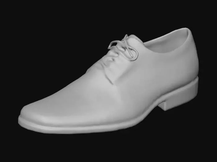 3D model for ornate simple shoes for men