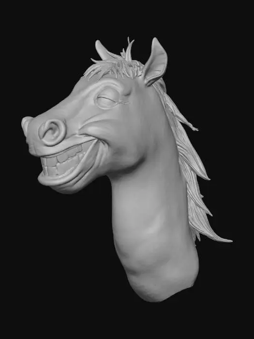 3D model for Smiling Stallion