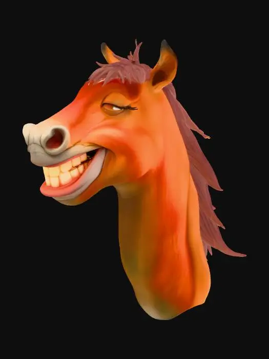 3D model for Smiling Stallion