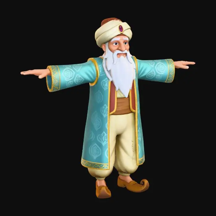 3D model for ويكون البولكون مربعات وليس مثلثات وخاص للانميشن