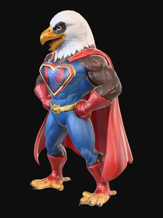 3D model for Eagle Guardian