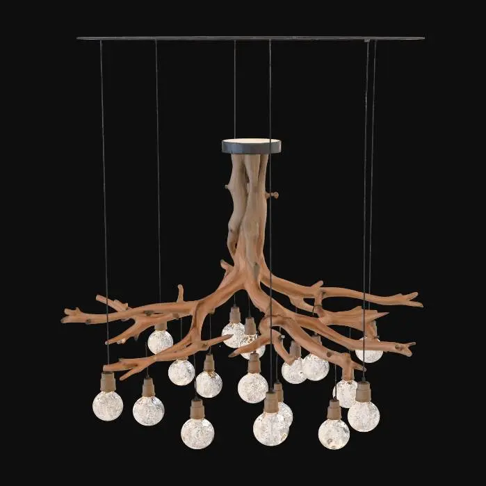 3D model for Rustic Radiance Chandelier