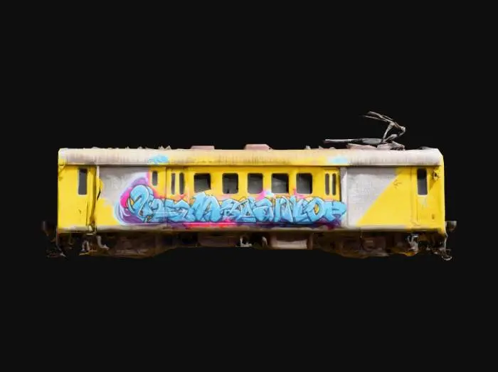 3D model for Graffiti Train in the Sun