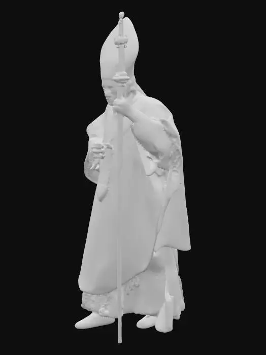 3D model for Leader in Green Robes