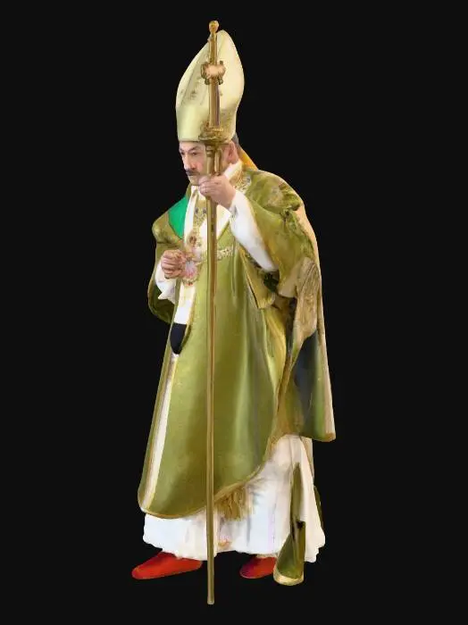 3D model for Leader in Green Robes