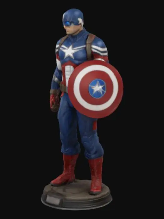 3D model for Heroic Stance