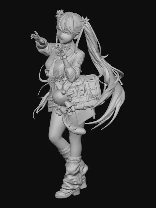 3D model for Axolotl Style