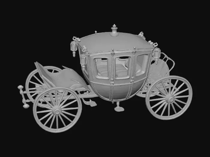 3D model for Royal Carriage