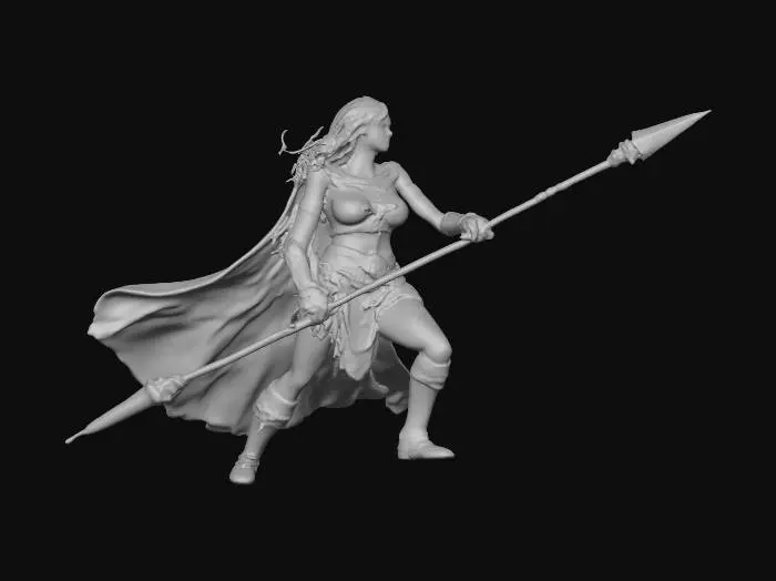 3D model for Skybound Warrior