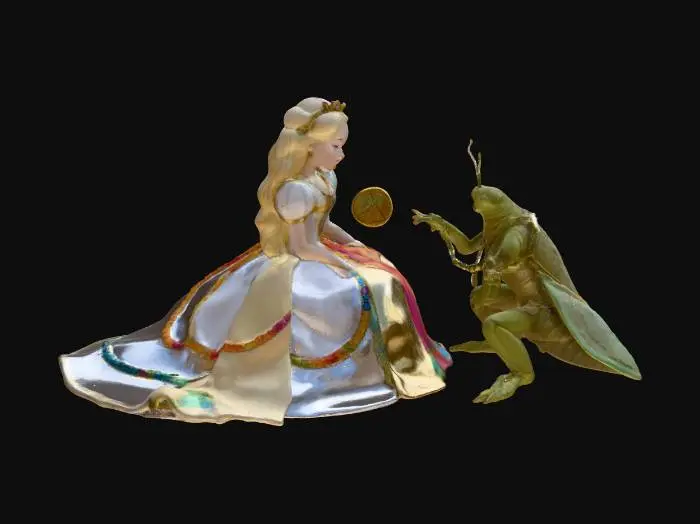 3D model for Princess and the Golden Praying Mantis