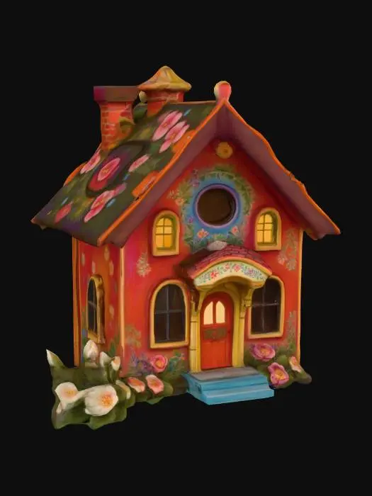 3D model for Colorful Dollhouse