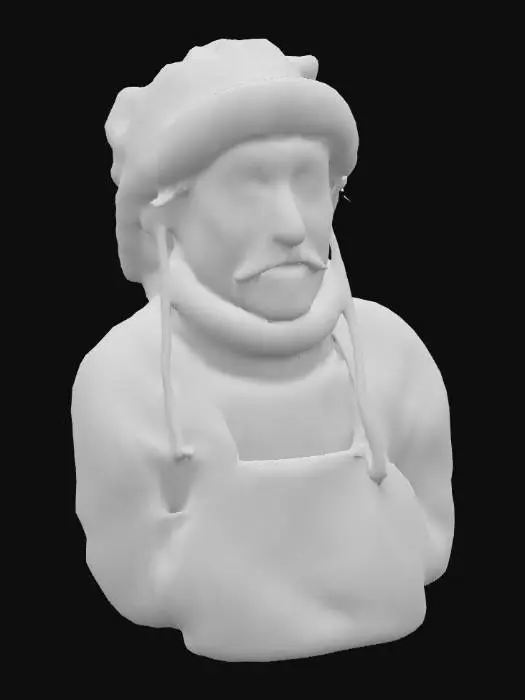 3D model for The Red Beanie Man