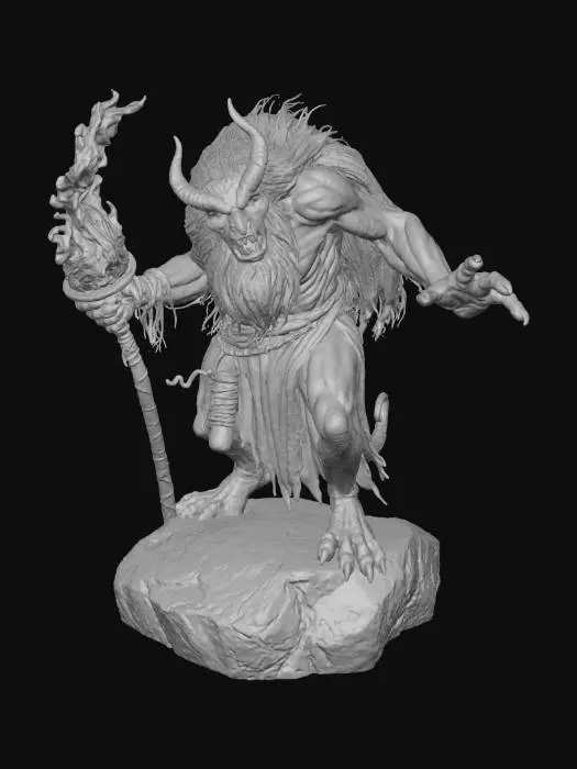 3D model for Torchbearer of the Abyss