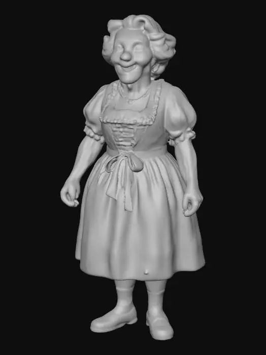 3D model for Bavarian Grandmother