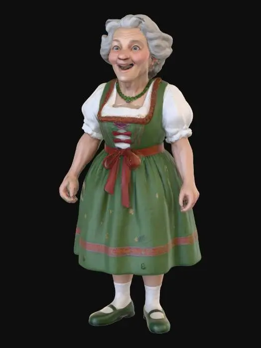 3D model for Bavarian Grandmother
